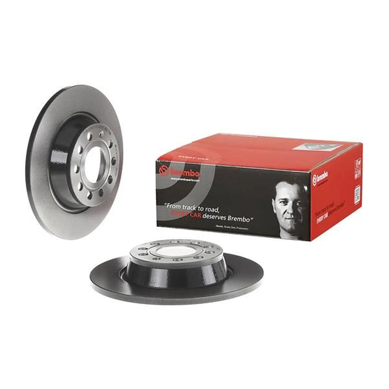 Brembo 2 x Solid Rear Brake Discs 08.A202.11