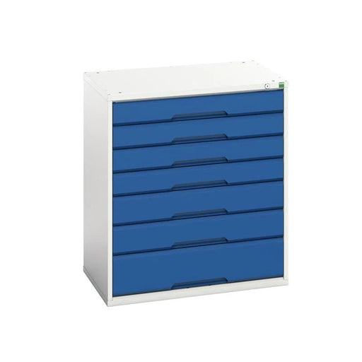 Bott Verso 7 Drawer Cabinet 800 x 900mm Gentian Blue - 16925129.11