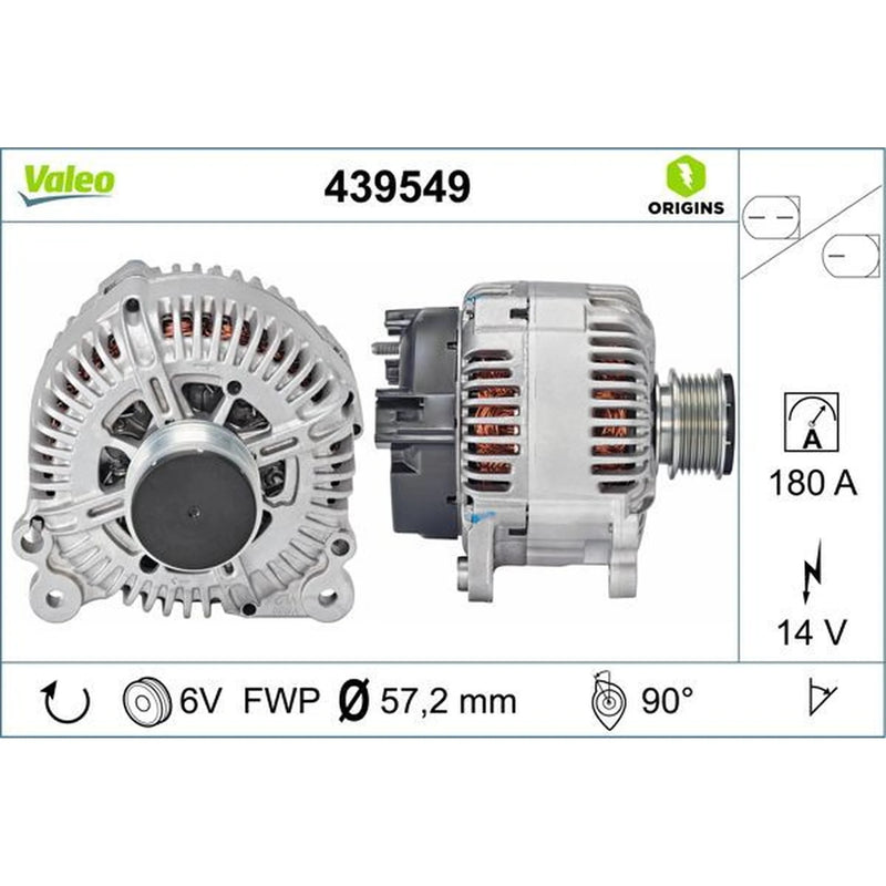 Valeo Car Alternator 12V 439549