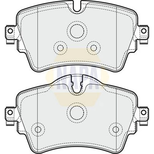NAPA Front Brake Pad Set NBP1283