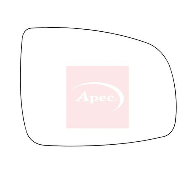 Apec Exterior Wing Mirror Glass Right AMS2612