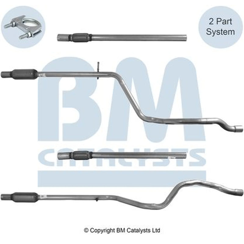 BM Catalysts Exhaust Pipe OD BM50590