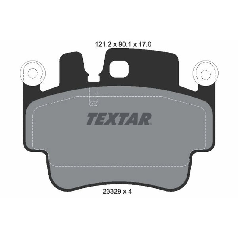 Textar Rear Brake Pad Set 2332902
