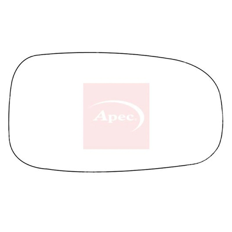 Apec Exterior Wing Mirror Glass Right AMS2628