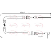 Apec Handbrake Cable Left Rear CAB1055