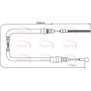 Apec Handbrake Cable Left Rear CAB1055