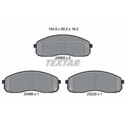 Textar Front Brake Pad Set 2456501