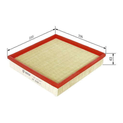 Genuine Bosch Car Air Filter S3697 Fits Bmw Z3 Cabrio - 1.9 - 95-99 1457433697 Bosch  - Town Parts