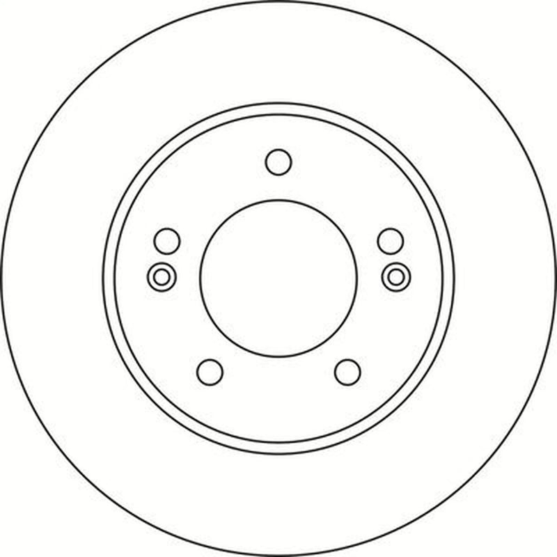 Abtex 2 x Solid Rear Brake Discs BD2215S