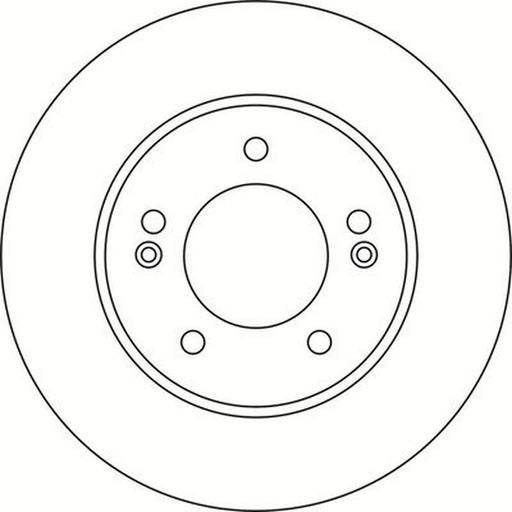 Abtex 2 x Solid Rear Brake Discs BD2215S