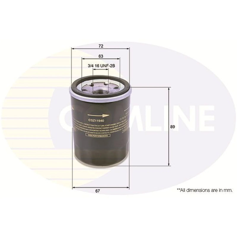 Comline Engine Oil Filter CSZ11940