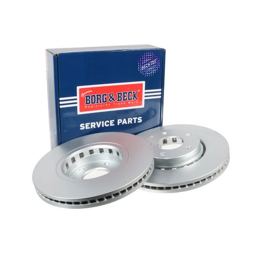 Borg & Beck 2 x Vented Front Brake Discs BBD5519