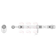 Apec Brake Hydraulic Hose Line Front Right HOS4491