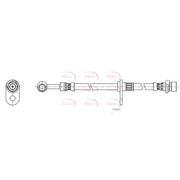Apec Brake Hydraulic Hose Line Front Right HOS4491