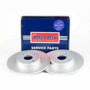 Borg & Beck Rear Brake Discs BBD4207