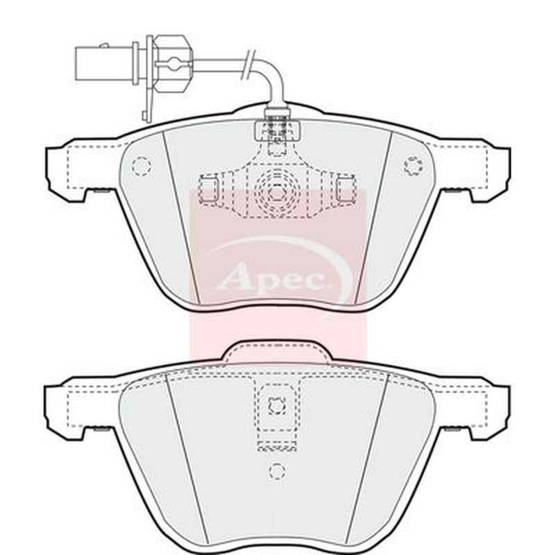 Apec Front Brake Pad Set PAD1184