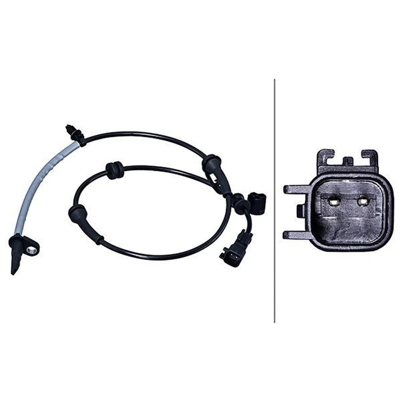 Hella ABS Wheel Speed Sensor Front 6PU 358 218-341