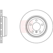 Apec 2 x Vented Rear Brake Discs DSK2383