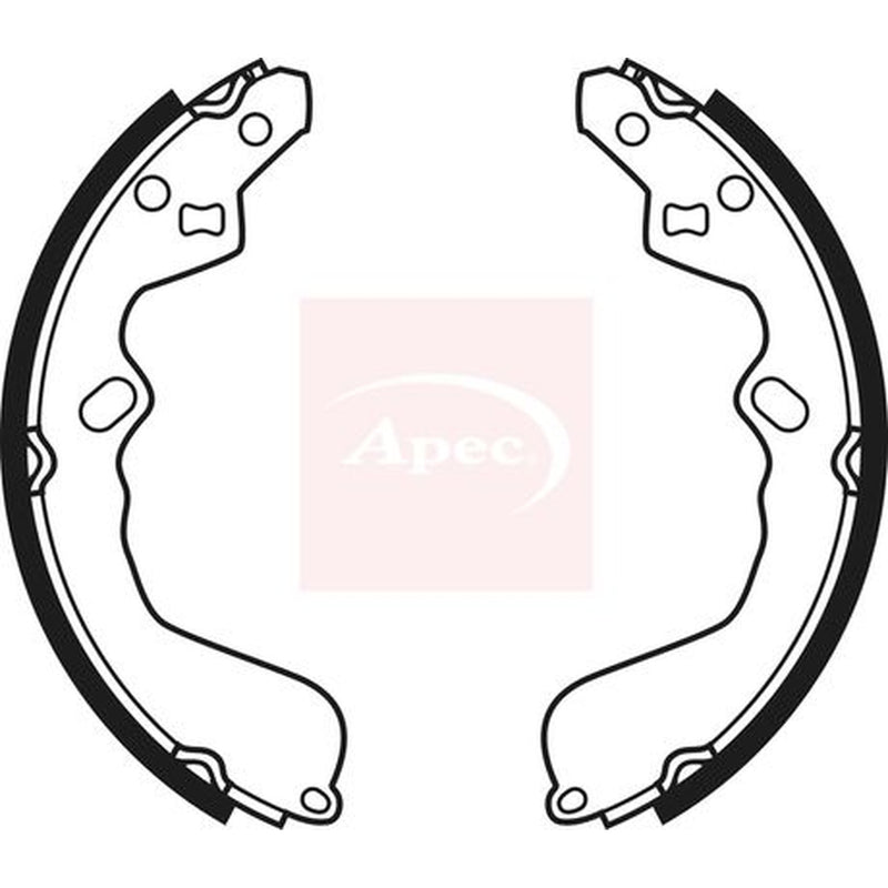 Apec Brake Shoe Set Axle Kit SHU680