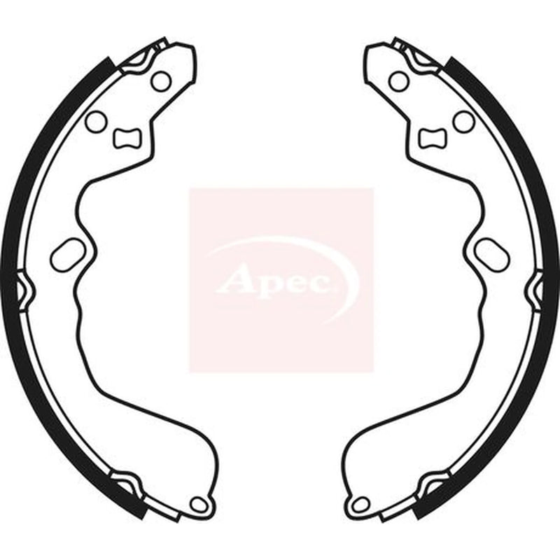 Apec Brake Shoe Set Axle Kit SHU680