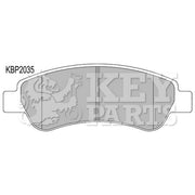 Key Parts 4 x Rear Brake Pad Set KBP2035