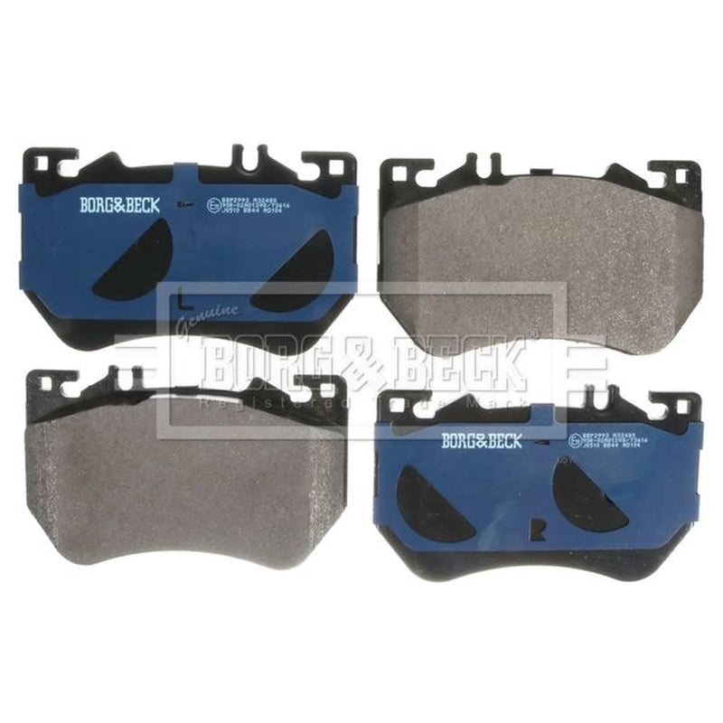 Borg & Beck 4 x Front Brake Pad Set BBP2993