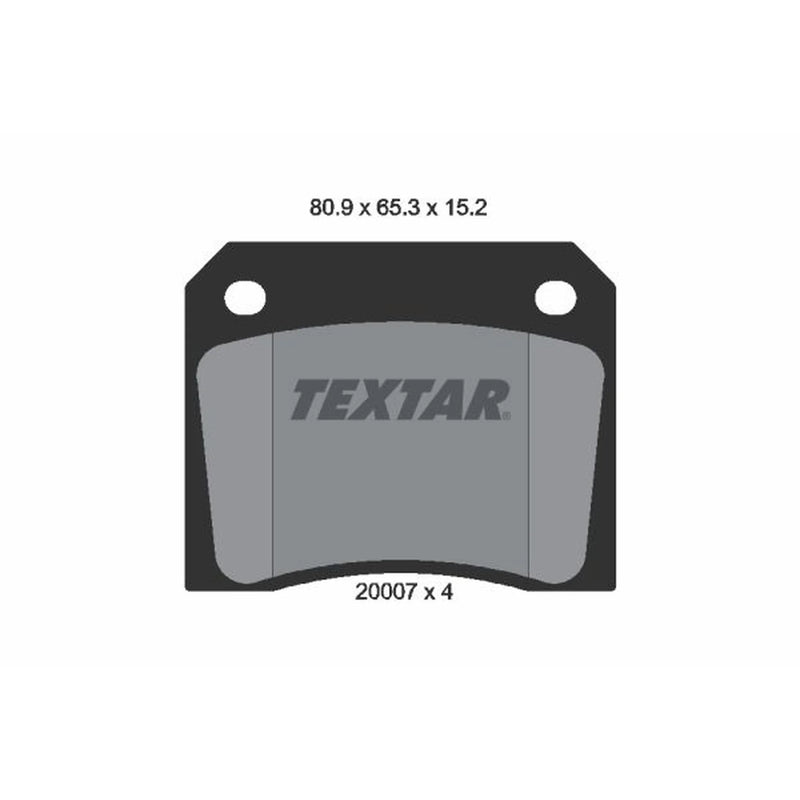 Textar Rear Brake Pad Set 2000702