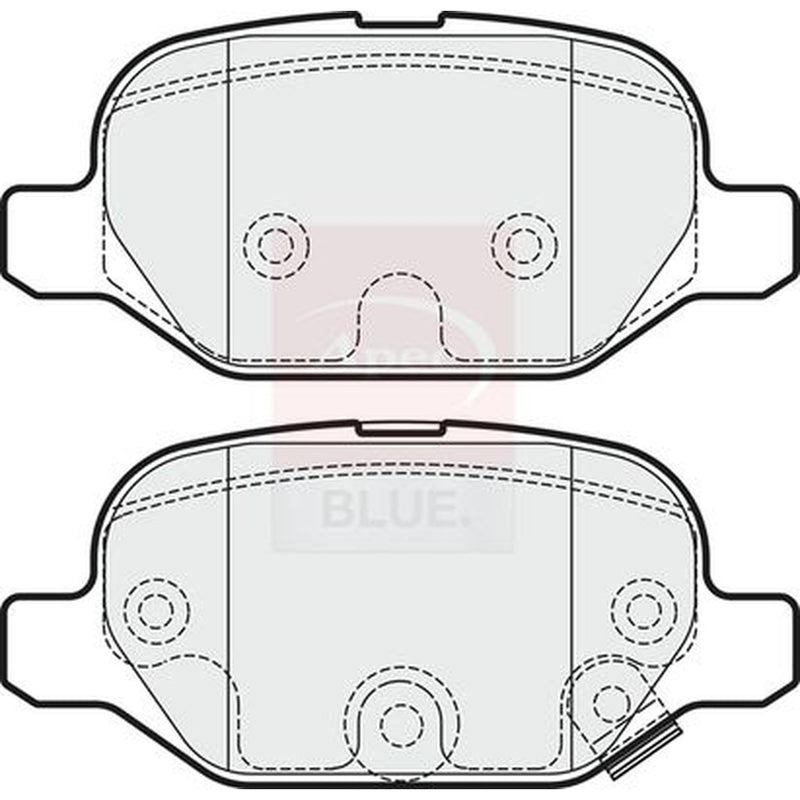 Apec Rear Brake Pad Set PD3516