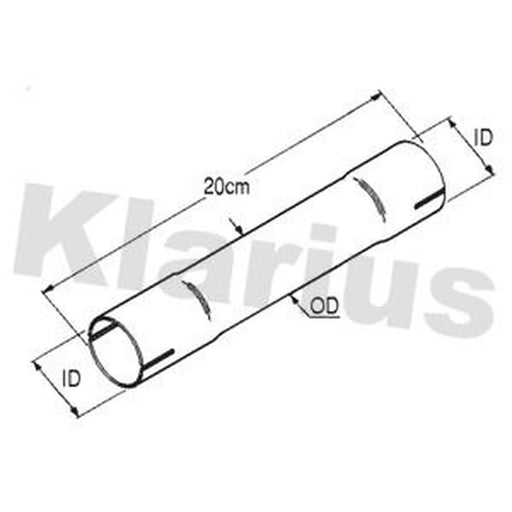 Klarius Connection Pipe D 35.5MM L 200MM 430555 430555