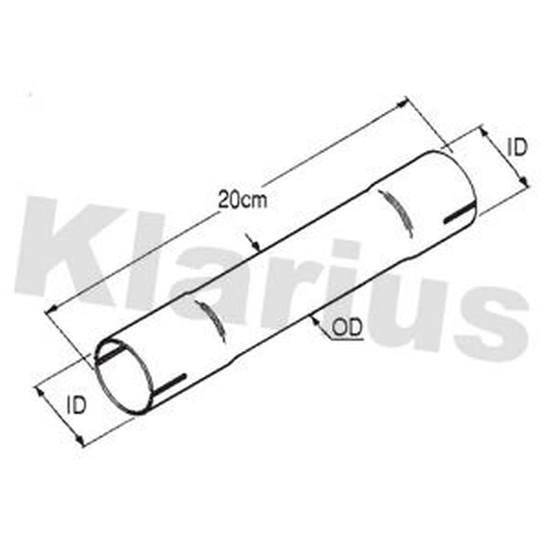 Klarius Connection Pipe D 58.5MM L 200MM 430563 430563