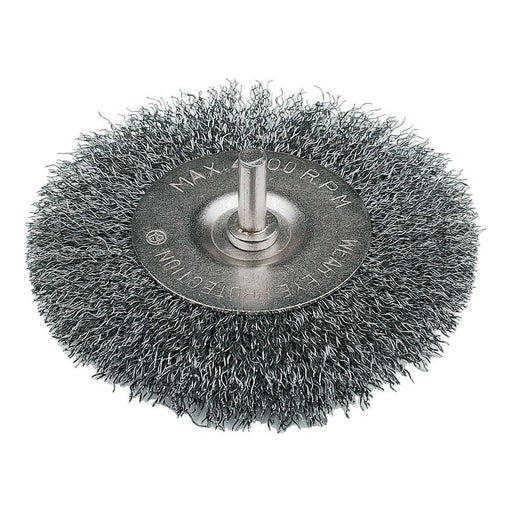 Silverline Rotary Steel Wire Wheel Brush 100mm Silverline  - Town Parts