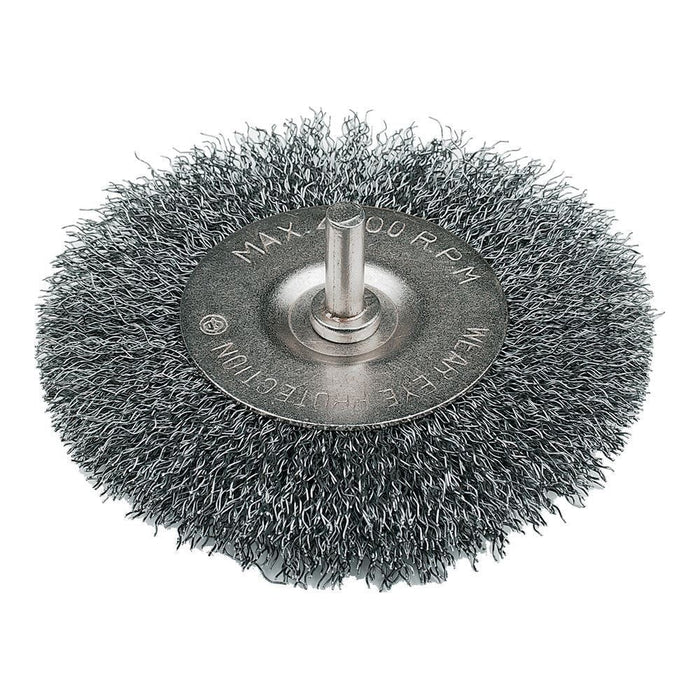 Silverline Rotary Steel Wire Wheel Brush 100mm Silverline  - Town Parts