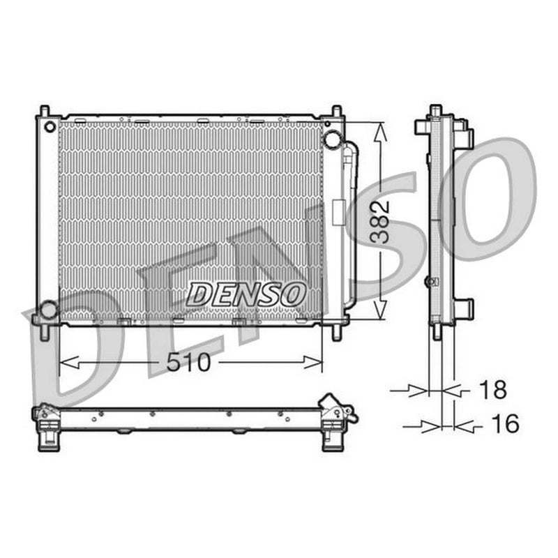 Denso Complete Cooling Module DRM23100