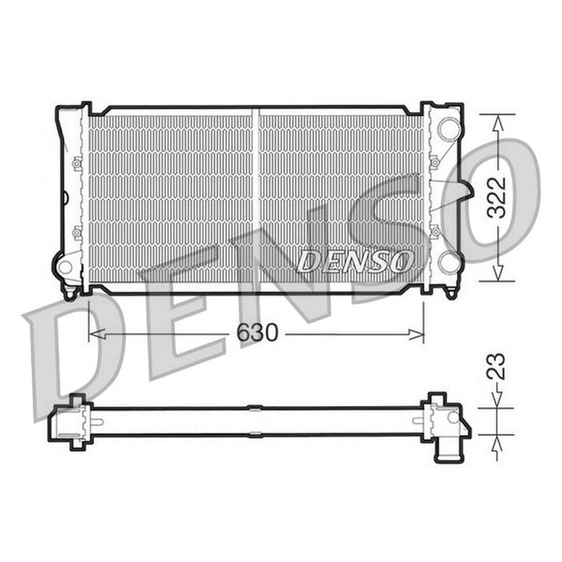 Denso Engine Radiator DRM32025