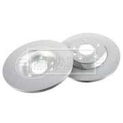 Borg & Beck 2 x Solid Rear Brake Discs BBD4278