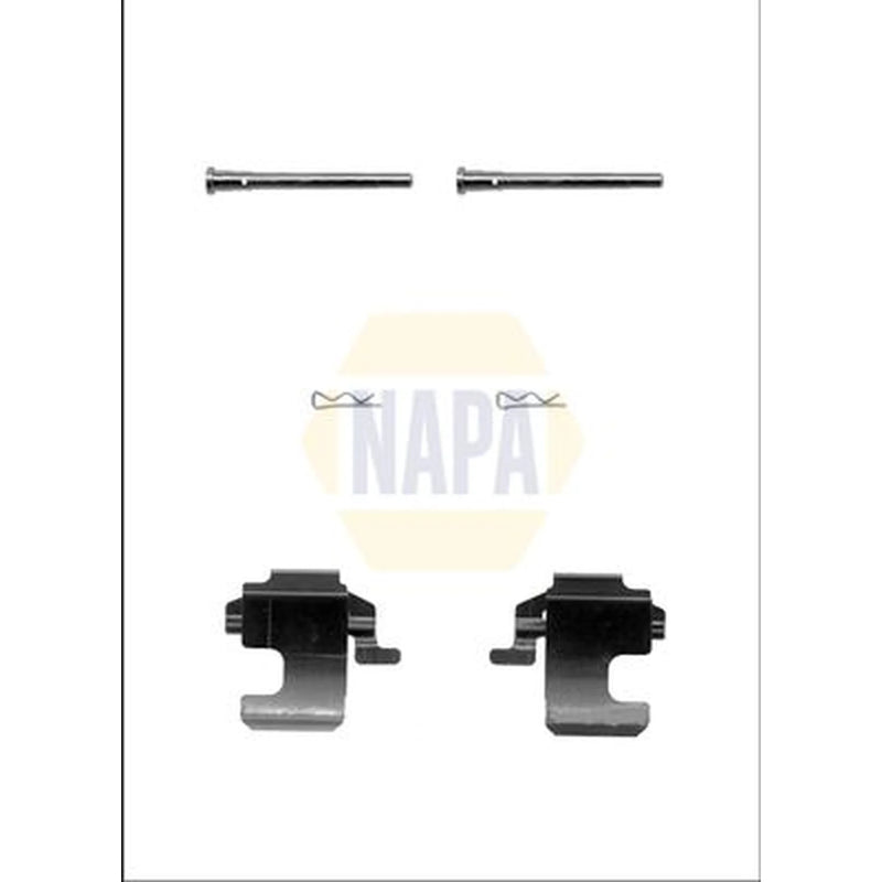 NAPA Brake Pad Accessory Fitting Kit Front NFK1319