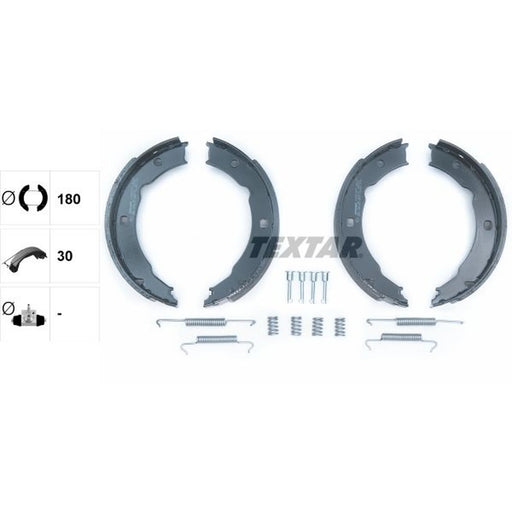 Textar Parking Brake Shoe Set 91054800