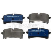 Borg & Beck 4 x Rear Brake Pad Set BBP2868