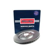 Borg & Beck 2 x Vented Rear Brake Discs BBD6203S