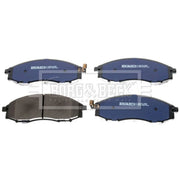 Borg & Beck 4 x Front Brake Pad Set BBP1922