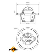 NRF Thermostat,Coolant 725016
