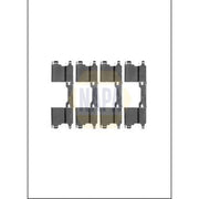 NAPA Brake Pad Accessory Fitting Kit Front NFK1115