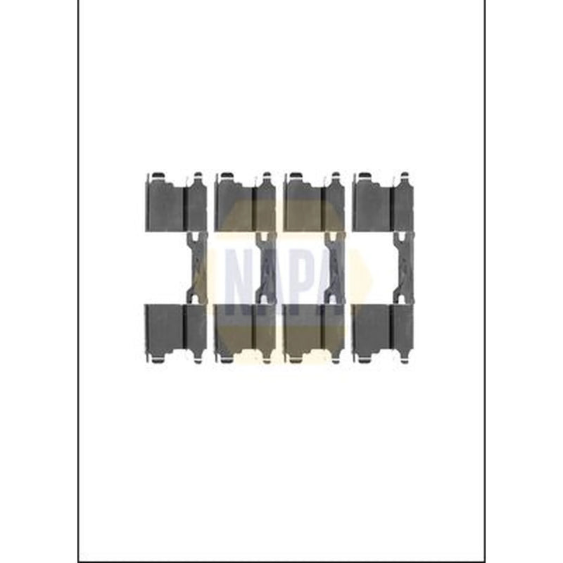 NAPA Brake Pad Accessory Fitting Kit Front NFK1115