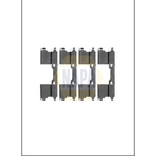 NAPA Brake Pad Accessory Fitting Kit Front NFK1115
