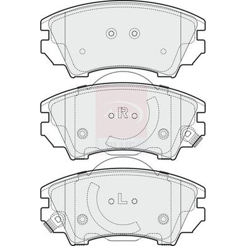 Apec Front Brake Pad Set PD3253