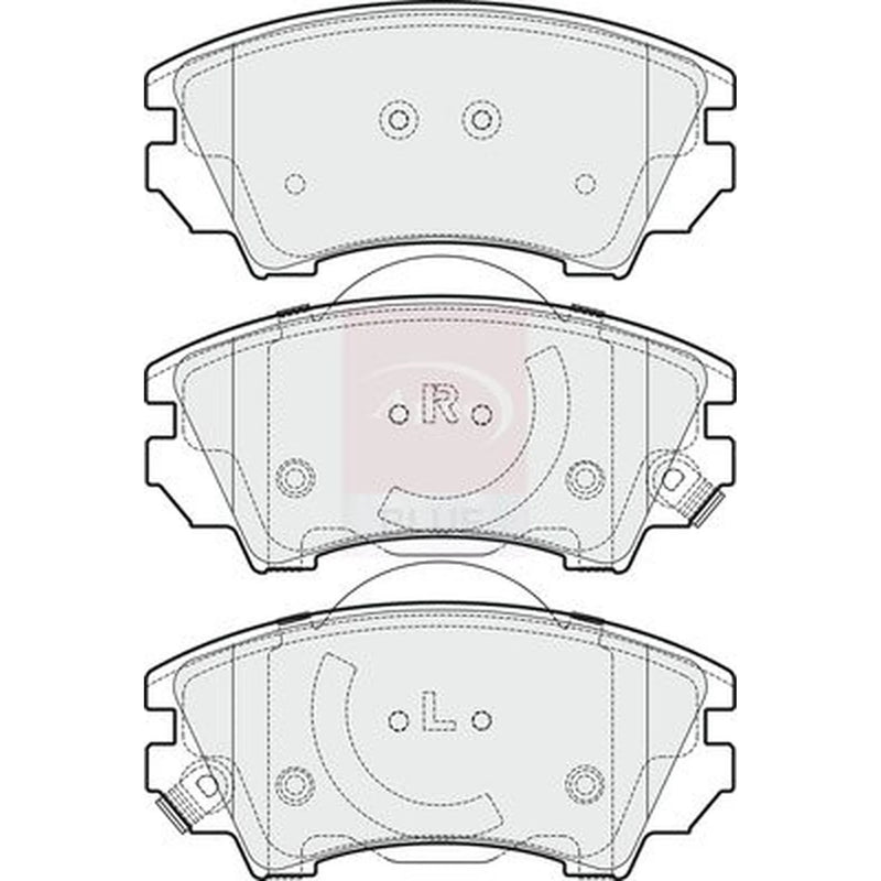 Apec Front Brake Pad Set PD3253