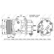 NRF Air Conditioning Compressor 32772