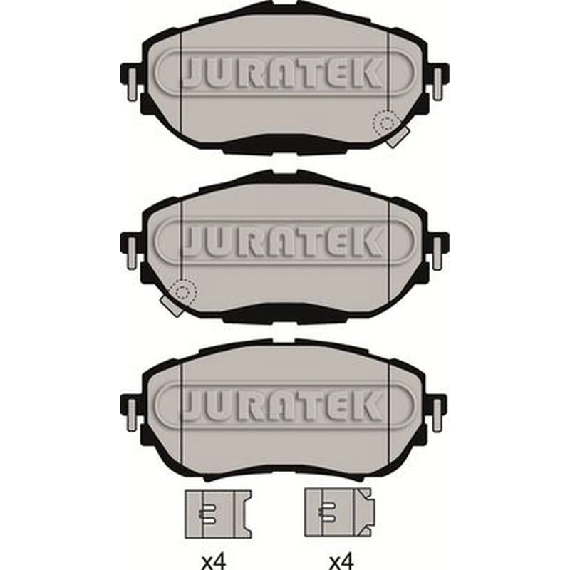 Juratek Front Brake Pad Set JCP8169
