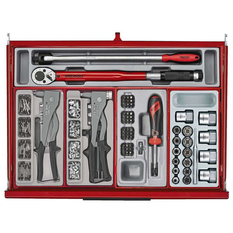 Teng Tools Mobile Tool Kit 1034 Pieces Red TKS26R1034T