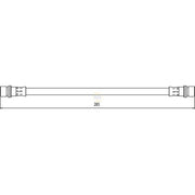 NAPA Brake Hydraulic Hose Line Rear Right NBH1198